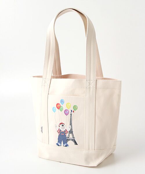 セール】 帆布トートバッグ【風船×シロクマ】 （トートバッグ