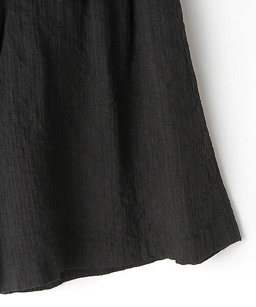 Mademoiselle NON NON / マドモアゼルノンノン ショート・ハーフ・半端丈パンツ | リネンボーダードビー キュロットスカート | 詳細3