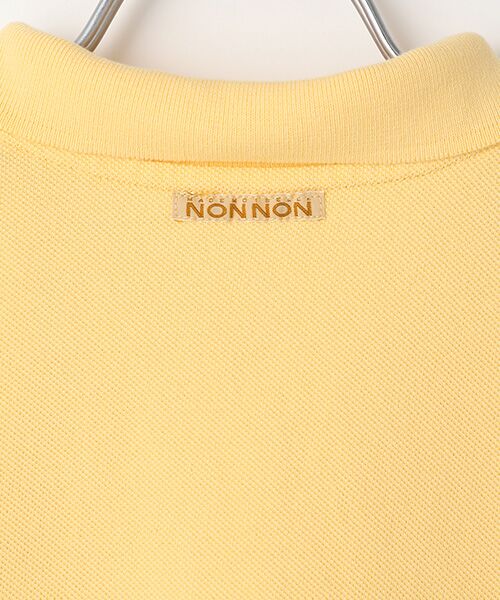 Mademoiselle NONNON / マドモアゼルノンノン ポロシャツ | 鹿の子生地染　半袖ポロシャツ | 詳細12