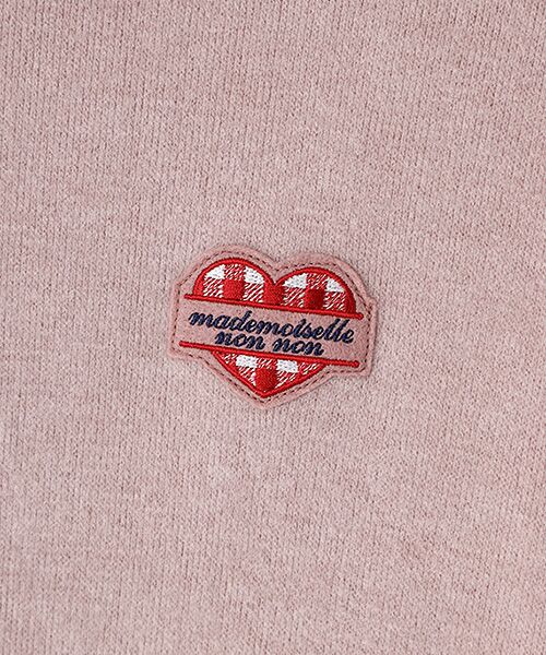 Mademoiselle NONNON / マドモアゼルノンノン Tシャツ | ソリストヒートストレッチリブ裏ボーダー　ハイネックTシャツ | 詳細7
