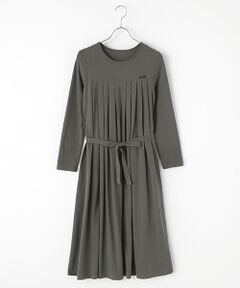 Mademoiselle NON NON / マドモアゼルノンノン ミニ丈・ひざ丈ワンピース | スヴィン×スライディングベア天竺　クルーネックワンピース