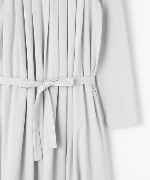 Mademoiselle NON NON / マドモアゼルノンノン ミニ丈・ひざ丈ワンピース | スヴィン×スライディングベア天竺　クルーネックワンピース | 詳細3
