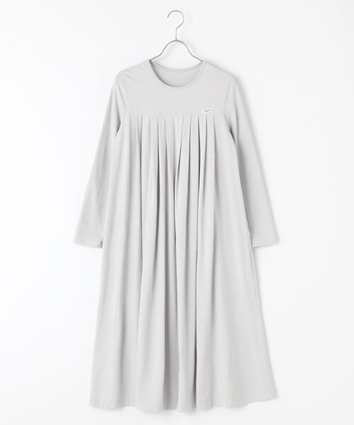 Mademoiselle NON NON / マドモアゼルノンノン ミニ丈・ひざ丈ワンピース | スヴィン×スライディングベア天竺　クルーネックワンピース | 詳細6