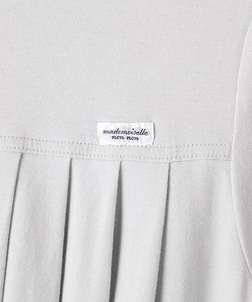 Mademoiselle NON NON / マドモアゼルノンノン ミニ丈・ひざ丈ワンピース | スヴィン×スライディングベア天竺　クルーネックワンピース | 詳細7