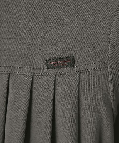 Mademoiselle NON NON / マドモアゼルノンノン ミニ丈・ひざ丈ワンピース | スヴィン×スライディングベア天竺　クルーネックワンピース | 詳細13