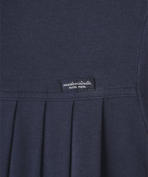 Mademoiselle NON NON / マドモアゼルノンノン ミニ丈・ひざ丈ワンピース | スヴィン×スライディングベア天竺　クルーネックワンピース | 詳細16