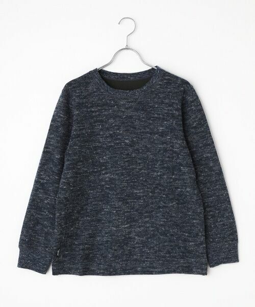 Mademoiselle NON NON / マドモアゼルノンノン スウェット | ウール/コットン/リネン クォーターゲージWニット接結　クルーネックトレーナー | 詳細15
