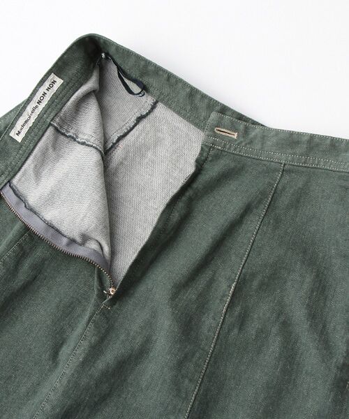 Mademoiselle NON NON / マドモアゼルノンノン ミニ・ひざ丈スカート | オーガニックラフィストレッチデニム　Aラインスカート | 詳細5