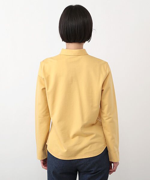 Mademoiselle NON NON / マドモアゼルノンノン ポロシャツ | スビンリサイクルオーガニックソフトフリース　前釦付きプルオーバー | 詳細8