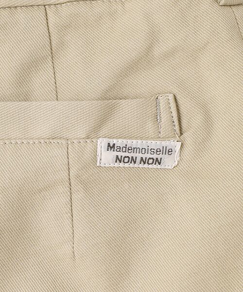 Mademoiselle NON NON / マドモアゼルノンノン その他パンツ | コットンギャバストレッチ パンツ【8分丈】 | 詳細12