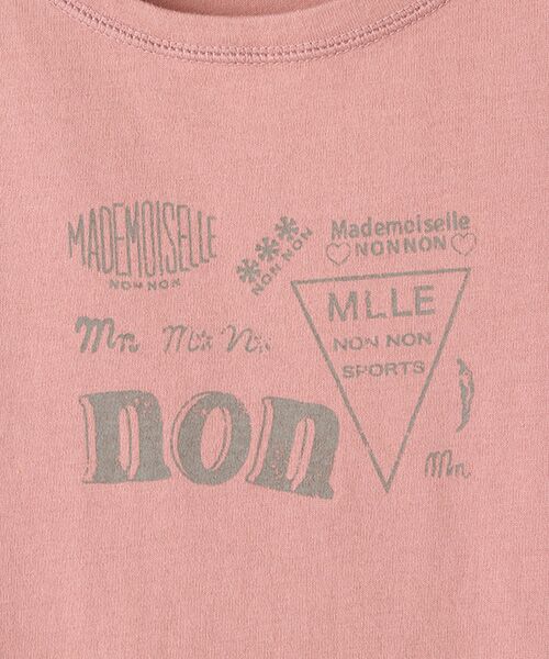 Mademoiselle NON NON / マドモアゼルノンノン Tシャツ | ☆【WEB限定】グレース天竺　クルーネックTシャツ | 詳細13