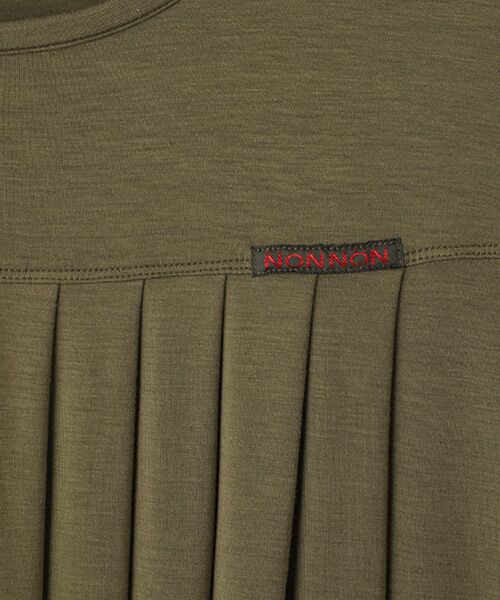 Mademoiselle NON NON / マドモアゼルノンノン チュニック | レーヨンテンセルTOPベア天竺　クルーネックチュニック【8分袖】 | 詳細10