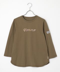 シャンカー6オーガニック天竺　クルーネックTシャツ【non no刺繍】【8分袖】