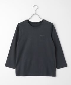 【定番】グレース天竺　クルーネックTシャツ【8分袖】