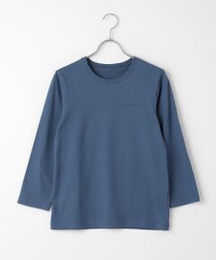 【定番】グレース天竺　クルーネックTシャツ【8分袖】