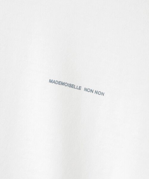 Mademoiselle NON NON / マドモアゼルノンノン Tシャツ | 【定番】グレース天竺　クルーネックTシャツ【8分袖】 | 詳細1