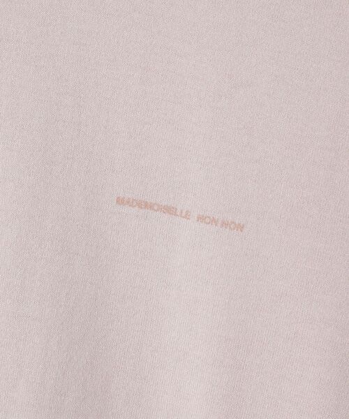Mademoiselle NON NON / マドモアゼルノンノン Tシャツ | 【定番】グレース天竺　クルーネックTシャツ【8分袖】 | 詳細7