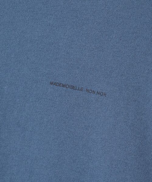 Mademoiselle NON NON / マドモアゼルノンノン Tシャツ | 【定番】グレース天竺　クルーネックTシャツ【8分袖】 | 詳細13