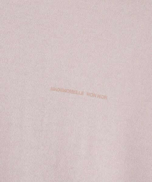 Mademoiselle NON NON / マドモアゼルノンノン Tシャツ | 【定番】グレース天竺　クルーネックTシャツ【長袖】 | 詳細10