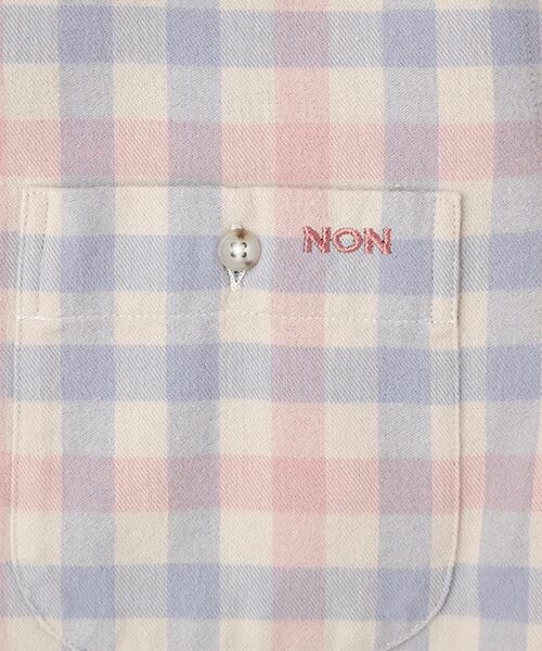 Mademoiselle NON NON / マドモアゼルノンノン シャツ・ブラウス | ビエラギンガムチェックネルシャツ | 詳細4
