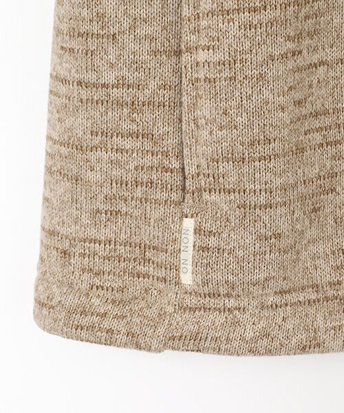 Mademoiselle NON NON / マドモアゼルノンノン ベスト | リサイクルポリエステルポーラテックフリース　フーデッドベスト | 詳細3