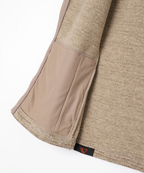 Mademoiselle NON NON / マドモアゼルノンノン ベスト | リサイクルポリエステルポーラテックフリース　フーデッドベスト | 詳細6