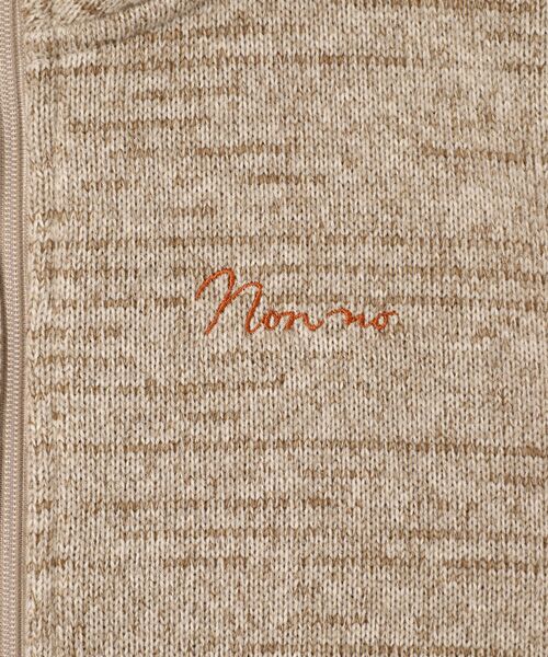 Mademoiselle NON NON / マドモアゼルノンノン ベスト | リサイクルポリエステルポーラテックフリース　フーデッドベスト | 詳細7