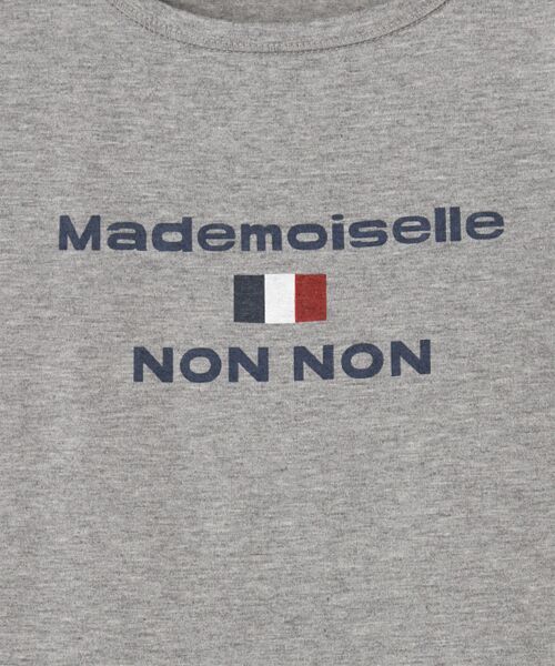 Mademoiselle NON NON / マドモアゼルノンノン Tシャツ | 【定番】マハバーラ天竺　ロゴプリント半袖Tシャツ | 詳細9