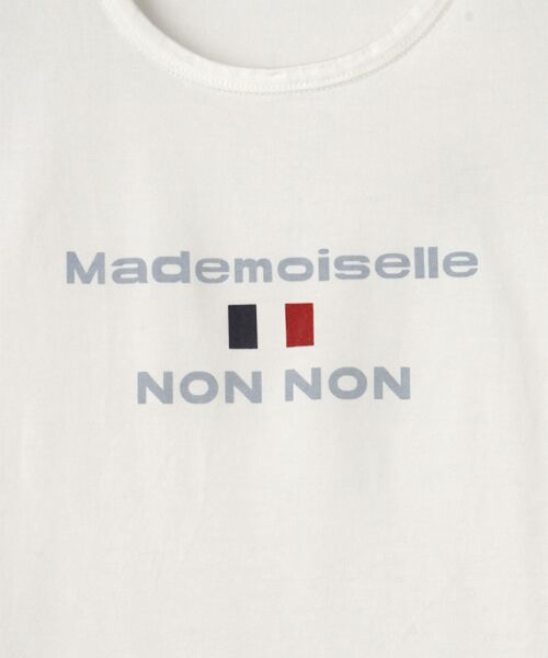 Mademoiselle NON NON / マドモアゼルノンノン Tシャツ | 【定番】マハバーラ天竺　ロゴプリントTシャツ【8分袖】 | 詳細8
