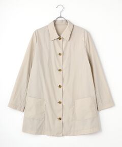 Mademoiselle NON NON / マドモアゼルノンノン ステンカラーコート | ナイロンタフタ撥水　ステンカラーコート