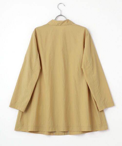 Mademoiselle NON NON / マドモアゼルノンノン ステンカラーコート | ナイロンタフタ撥水　ステンカラーコート | 詳細1