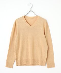 Mademoiselle NONON ノースリーブセーター　ベージュ M04766EW00093_fw_thumbM.jpg