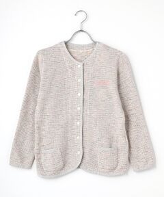 Mademoiselle NON NON カーディガン　カシミア100% 日本製 高級カシミア100％】Mademoiselle NON NON カーディガン