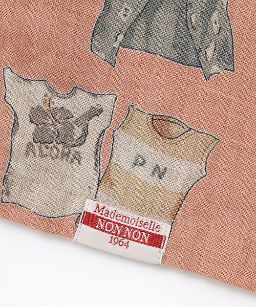 Mademoiselle NON NON / マドモアゼルノンノン シャツ・ブラウス | 【60th Anniversary Collection】リネンプリントシャツ【LAUNDRY】【7分袖】 | 詳細5