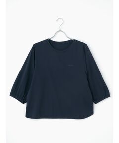 トルコオーガニック天竺 クルーネック飛び柄刺繍Tシャツ【BIRTH