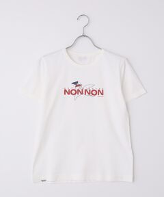 甘撚天竺　60周年記念クルーネック半袖Tシャツ【ハト＋MADEMOISELLE NON NON+SINCE 1964】