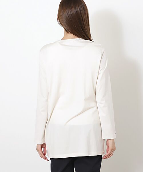 Mademoiselle NON NON / マドモアゼルノンノン カーディガン・ボレロ | スーピマコンパクトグレース天竺 カーディガン | 詳細4