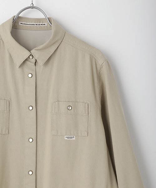 Mademoiselle NON NON / マドモアゼルノンノン ロング・マキシ丈ワンピース | 7.9OZナチュラルデニム　ワンピース | 詳細2