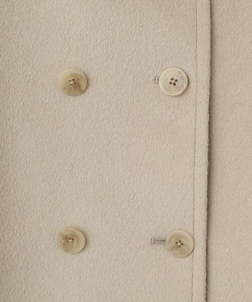 Mademoiselle NON NON / マドモアゼルノンノン ピーコート | ウールアンゴラシャルムビーバー コート | 詳細1