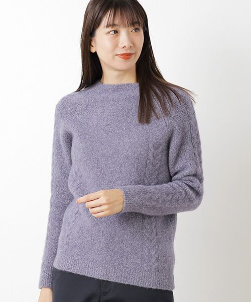 Mademoiselle NON NON / マドモアゼルノンノン ニット・セーター | CASHMERE/SILK ROYAL BOUCLE　ボトルネックセーター | 詳細10