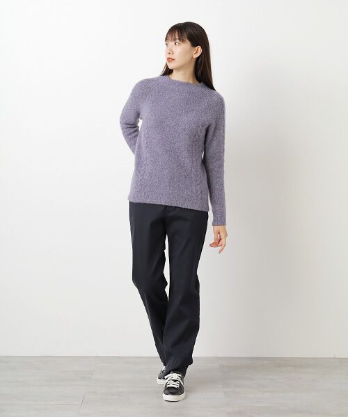 Mademoiselle NON NON / マドモアゼルノンノン ニット・セーター | CASHMERE/SILK ROYAL BOUCLE　ボトルネックセーター | 詳細13