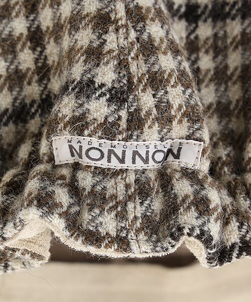 Mademoiselle NON NON / マドモアゼルノンノン キャップ | <LOVAT>NATURAL COLOR TWEEDウールキャップ | 詳細6