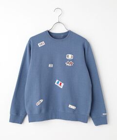 マドモアゼルノンノン　ワッペン刺繍入りスウェット　トレーナー Mademoiselle NON NON / マドモアゼルノンノン スウェット（条件