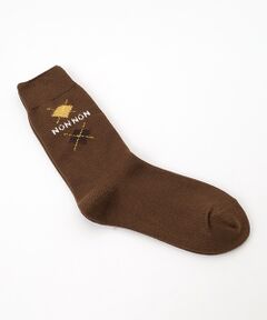 Mademoiselle NON NON / マドモアゼルノンノン ソックス | 綿コーマソックス　アーガイル柄