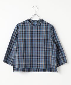 Mademoiselle NON NON【美品】リネン ブルー ストライプ Mademoiselle NONNON ｜ PAPAS COMPANY｜パパス