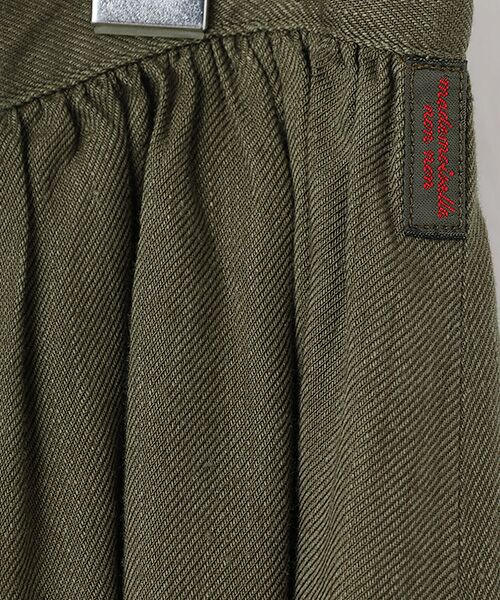 Mademoiselle NON NON / マドモアゼルノンノン ロング・マキシ丈スカート | リヨセルリネンソフトツイルギャザーフレアースカート | 詳細1