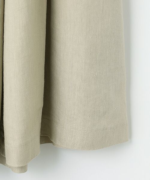 Mademoiselle NON NON / マドモアゼルノンノン ロング・マキシ丈スカート | リヨセルリネンソフトツイルギャザーフレアースカート | 詳細5