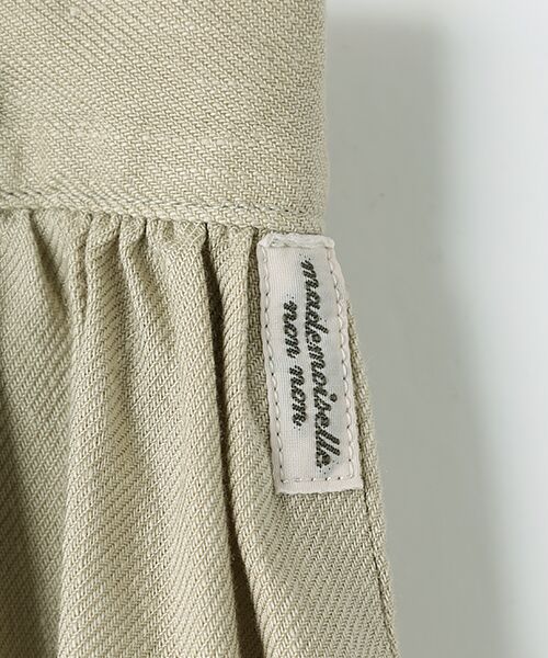 Mademoiselle NON NON / マドモアゼルノンノン ロング・マキシ丈スカート | リヨセルリネンソフトツイルギャザーフレアースカート | 詳細7