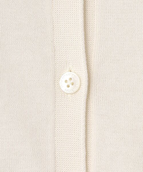 Mademoiselle NON NON / マドモアゼルノンノン カーディガン・ボレロ | SUVIN GOLD天竺 クルーネックカーディガン | 詳細1