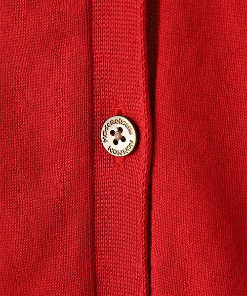 Mademoiselle NON NON / マドモアゼルノンノン カーディガン・ボレロ | SUVIN GOLD天竺 クルーネックカーディガン | 詳細2